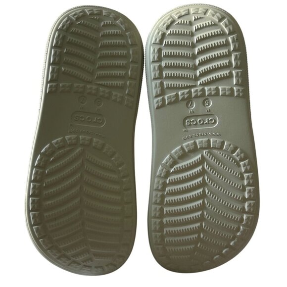 Crocs Crush Rain Boots Bone Size 7 Women/5 Men - Picture 10 of 11